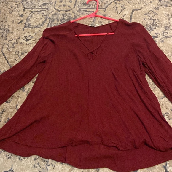 Dark red Lush top - Picture 6 of 7